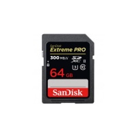 SanDisk Extreme PRO 64GB SDXC do 300MB/s, UHS-II, Class 10, U3, V90