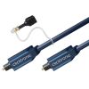 CLICKTRONIC Toslink optični avdio 0,5m moder kabel