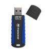 USB DISK TRANSCEND 128GB JF 810, 3.0, temno moder, gumijasto ohišje