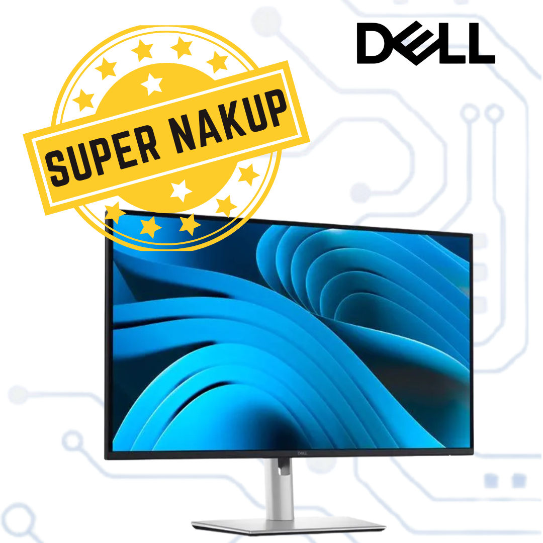 AKCIJA Dell P2725D 27″ IPS monitor | QHD 2560×1440 | 100 Hz | 5 ms | HDMI 2.1 + DisplayPort 1.4 | USB hub (3×USB-A + USB-C 15 W) | Pivot | 3H | 99% sRGB